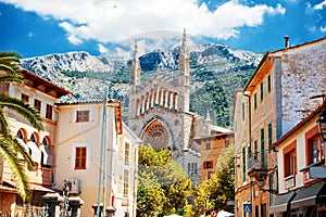 View of Soller in Mallorca