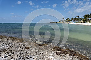 View of Sombrero Beach in Marathon Florida photo