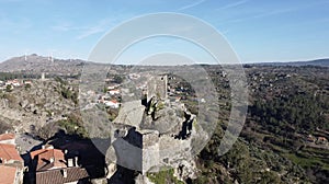 The view of the Sortellha Village in Portugal