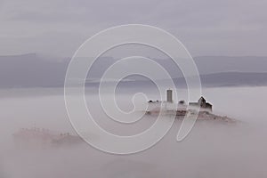 View of Sos del Rey Catolico from the castle photo