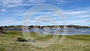 View of South Koster from North Koster Island in Sweden