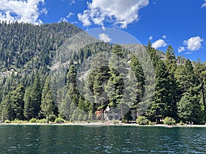 View of South Lake Tahoe in California