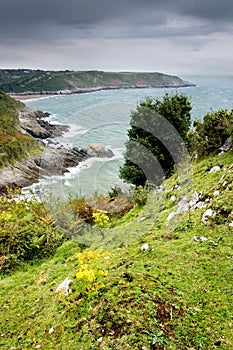View of South Wales coastline