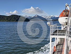 View from a Southeast Alaskan Ferry