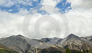 View of Southern Alps New Zealand