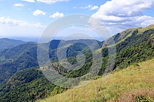 view of the southern tip of the mighty western ghats. Paithalmala is situated in Kannur district of Kerala state in India