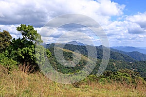 view of the southern tip of the mighty western ghats. Paithalmala is situated in Kannur district of Kerala state in India