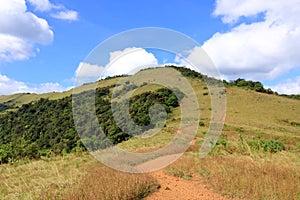 view of the southern tip of the mighty western ghats. Paithalmala is situated in Kannur district of Kerala state in India