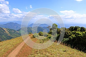 view of the southern tip of the mighty western ghats. Paithalmala is situated in Kannur district of Kerala state in India