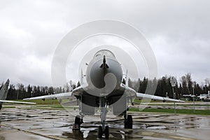 View of soviet multirole fighter Fulcrum photo