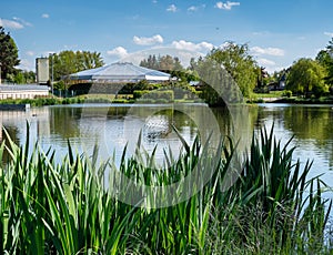 View of the spa in Bad Klosterlausnitz Thuringia