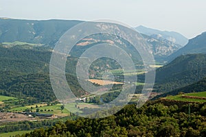 View of Spanish Pyrenees