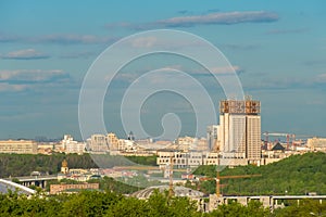 The view from Sparrow hills at the Russian Academy of Sciences