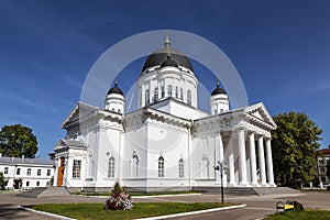 View of the Spassky Old Fair Staroyarmarochny Cathedral.