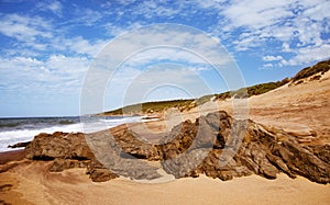 Spiaggia di Piscinas beach in Sardinia, Italy photo