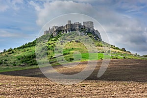 View of the Spis Castle in Slovakia