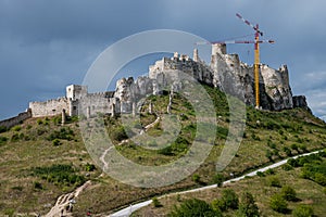 View of Spisky Castle, Slovakia