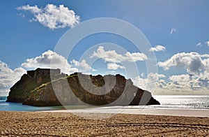 View of St Catherines Island, Tenby.