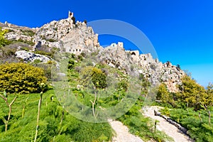 View of St. Hilarion castle near Kyrenia 7