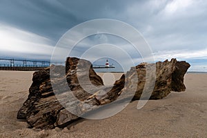 Incoming storm on Lake Michigan