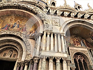 View of St. Mark`s Basilica, Venice