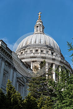 View of St Paul`s Cathedral