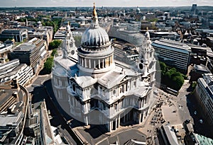 A view of St Pauls Cathedral