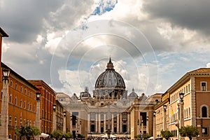 View of St. Peter`s Basilica