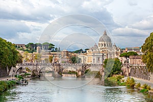 View of St. Peter`s Basilica