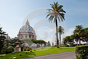 View at the St Peter's Basillica