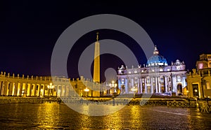 View of St. Peter's Square in Vatican City