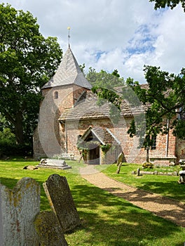 View of St Peters Church, Twineham, Sussex. UK