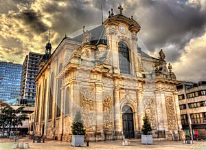 View of St. Sebastien church in Nancy - France