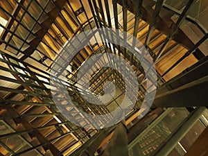 View of stairs of a modern building