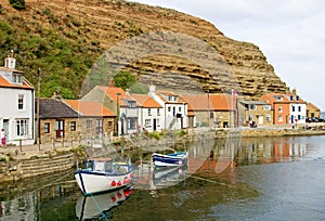 A View of Staithes Harbour