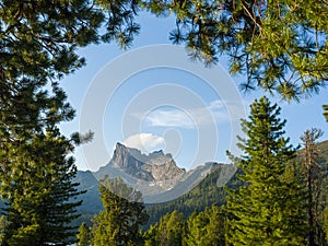 View of the Star peak. Ergaki Natural Park