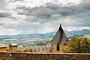 The view from the Stara Lubovna Castle, Slovakia