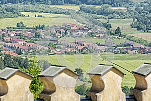 View from Stara Lubovna castle, Slovakia