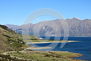 Lake Hawea, South Island, New Zealand