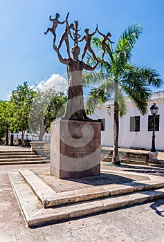 View of The Statue of Eugenio Maria de Hostos in San Juan Puerto Rico photo