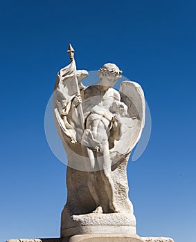 View of a statue, Volterra, Province of Pisa