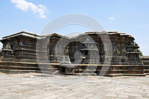 View of stellate, star Shape, form of shrine outer wall at the C