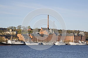 View of Stockholm across Sea; Sweden