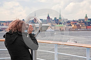 View on Stockholm city