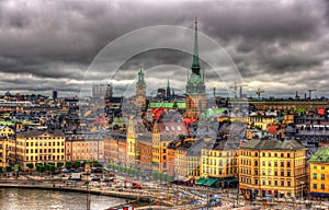 View of Stockholm city center, Sweden