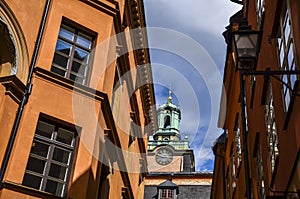 View on Stockholm old town known as Gamla stan