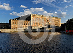 View From Stockholms Strom To The Royal Palace Of Stockholm photo