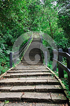 View of Stone Staircase to elephant mountain