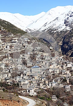 View of stone village
