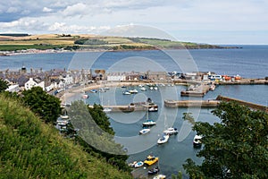 View of Stonehaven in Scotland